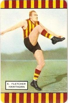 1954 Coles Victorian Footballers Series 1 #NNO Ted Fletcher Front